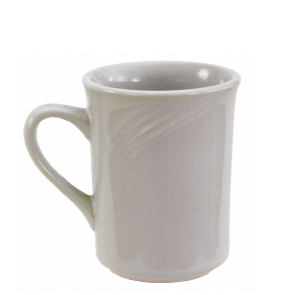 CRESTWARE Set of 6 White Ceramic Coffe Mugs. - Picture 2 of 5